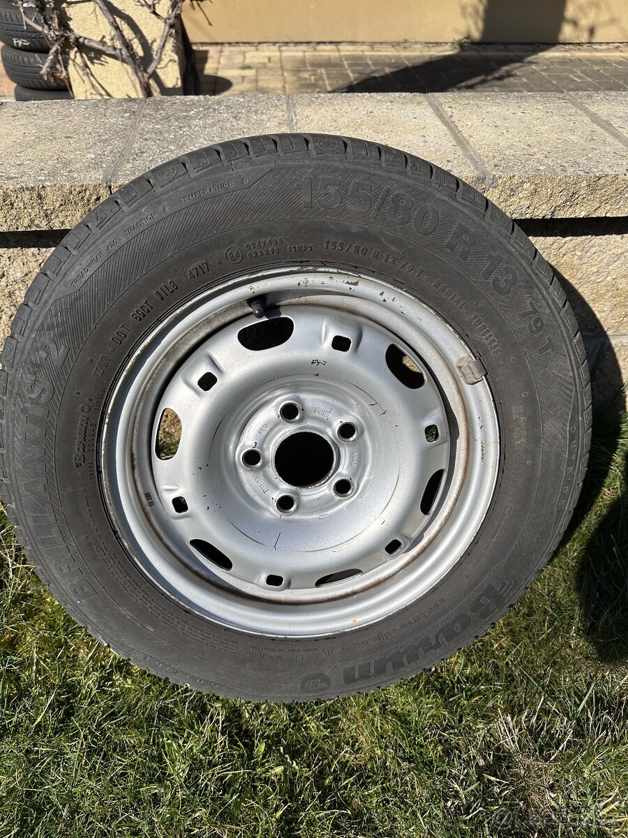 Pneu 155/80 R 13, kompletní kola