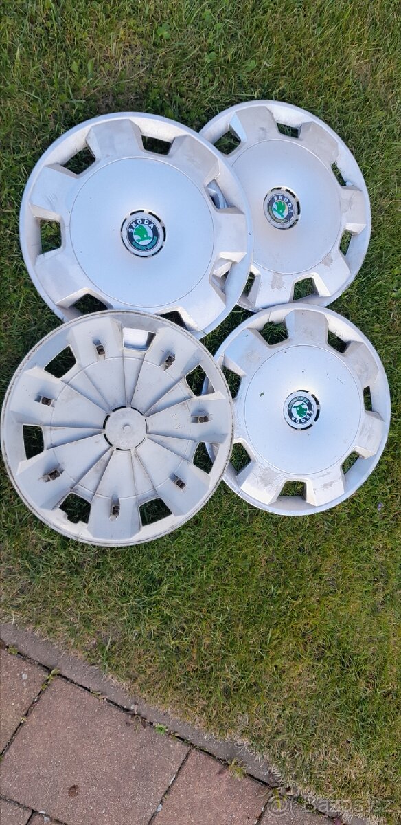 Poklice Škoda 15” originál sada