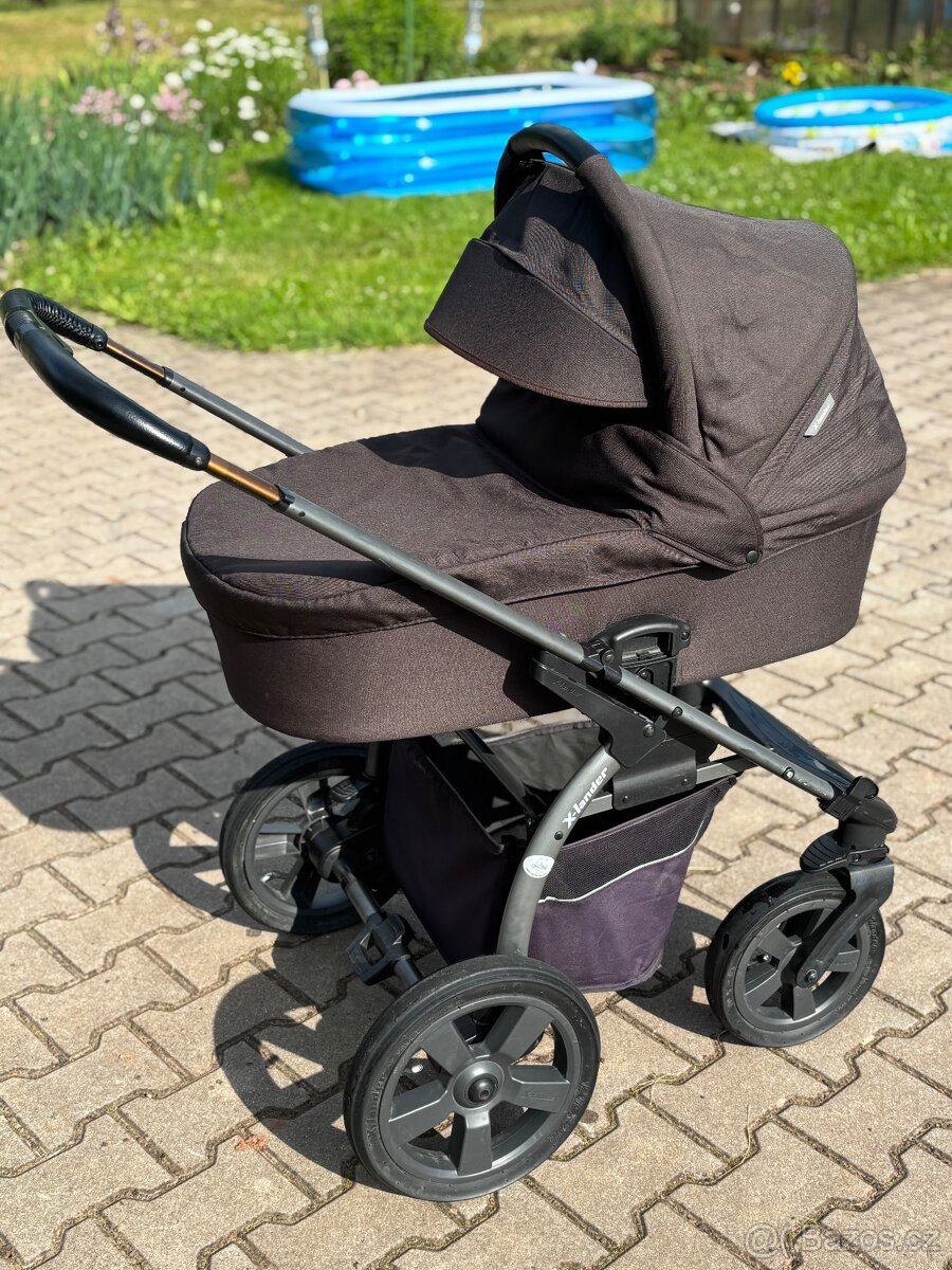 Kočárek X-lander, X-move a autosedačka cybex aton 5