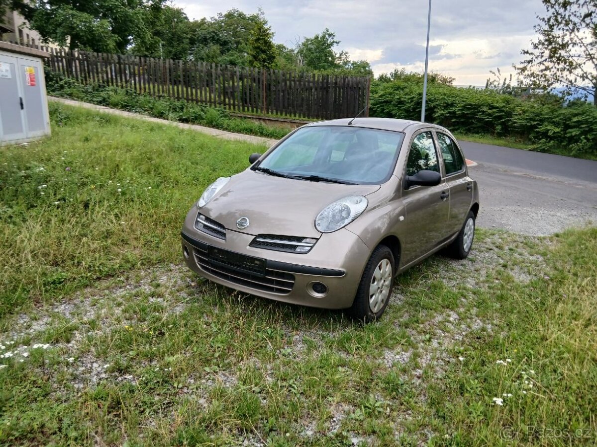 NISSAN MICRA 1.2 i PERFEKTNÍ STAV rok 2007 TK 9/2026