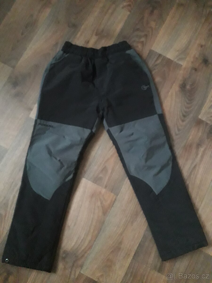 Nepromokavé zimní s flisem vel.122/128 kalhoty
