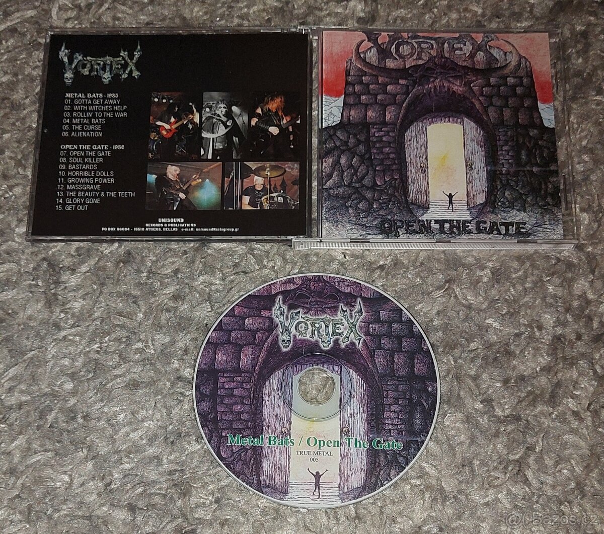 CD Vortex - Metal Bats / Open The Gate