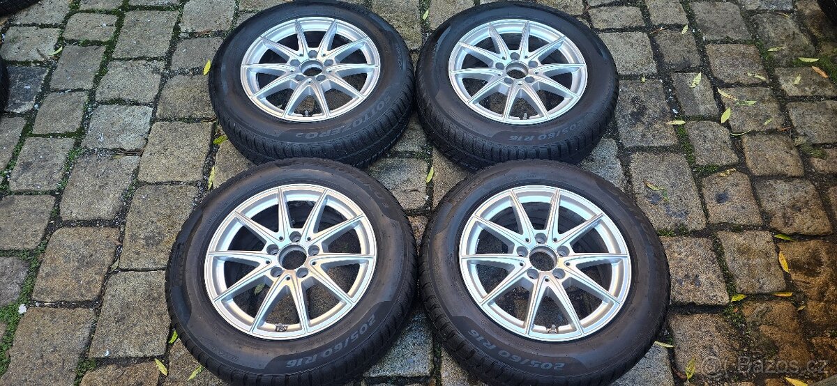 Zánovní zimní sada Mercedes A/B/C/CLA 16"- 205/60/16 - pošl