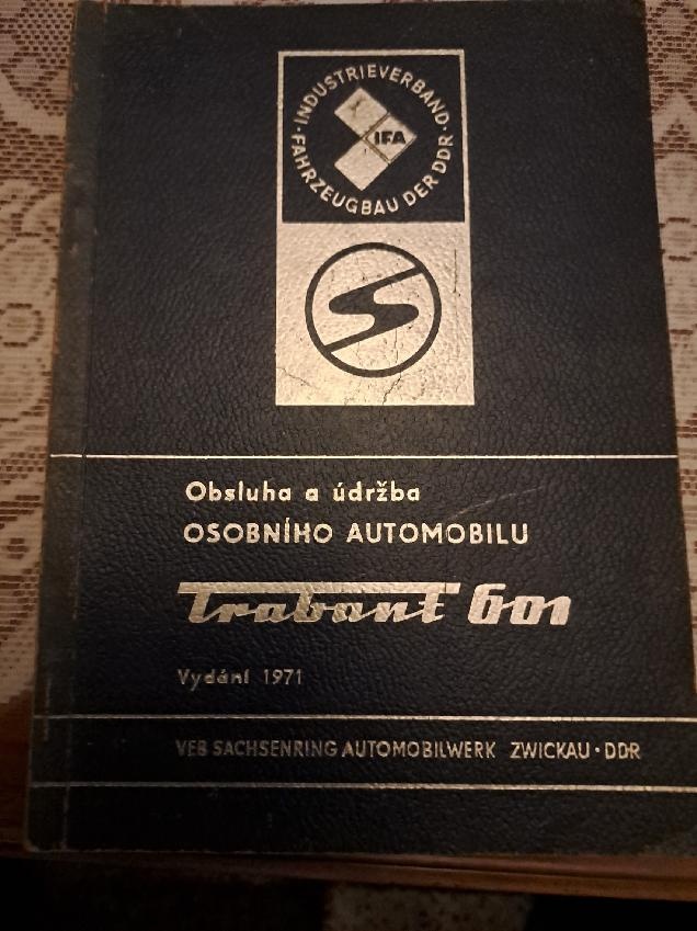 Trabant 601, příručka pro obsluhu a údržbu