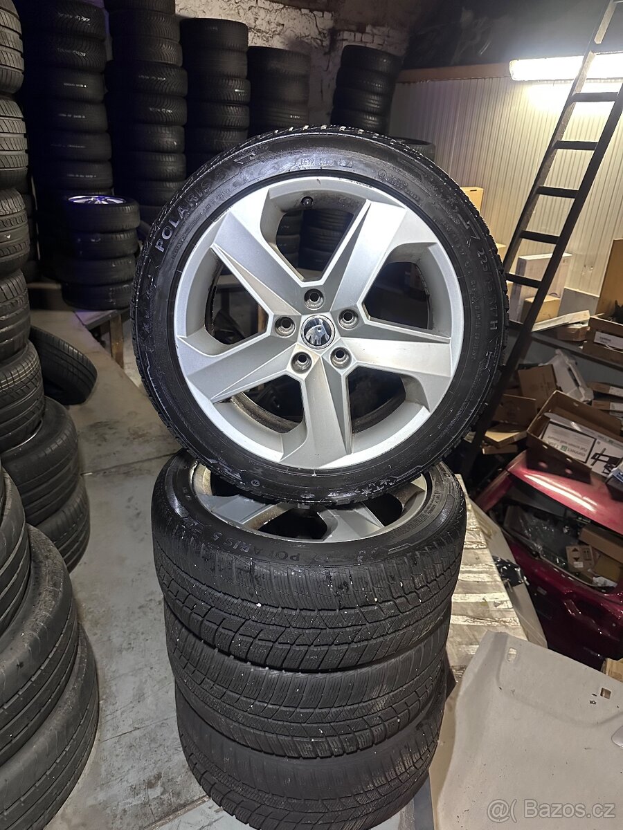 Sada litých kol Octavia iii RS, ZÁNOVNÍ zimní pneu