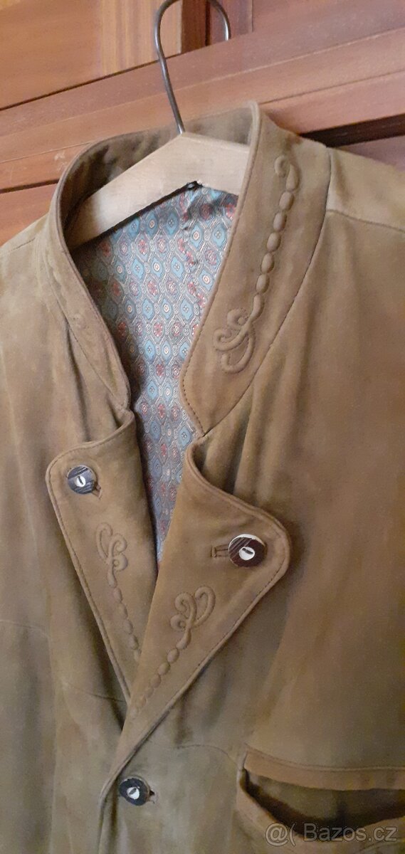 Alpské kožené sako