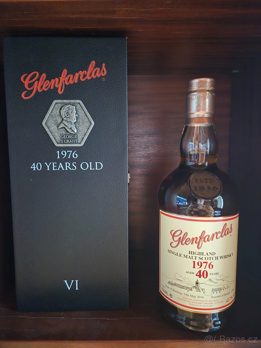 Glenfarclas 40y 1976 z filmu Gentlemani