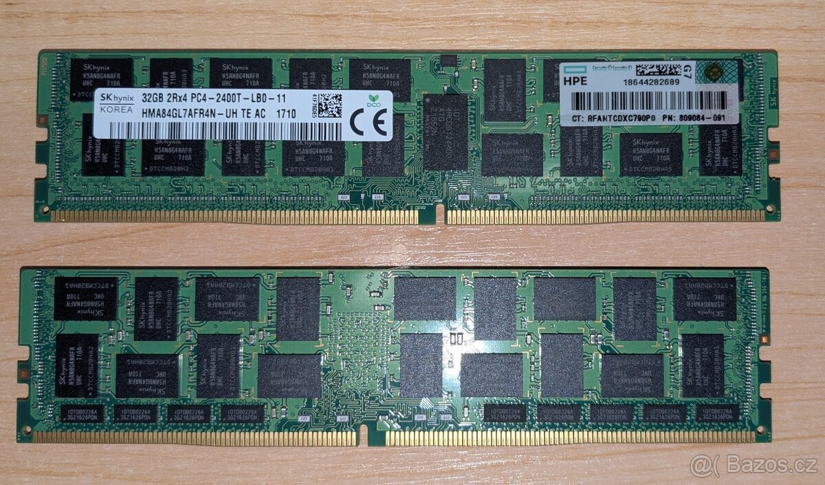 RAM DDR4 ECC RDIMM 32GB 16GB 8GB