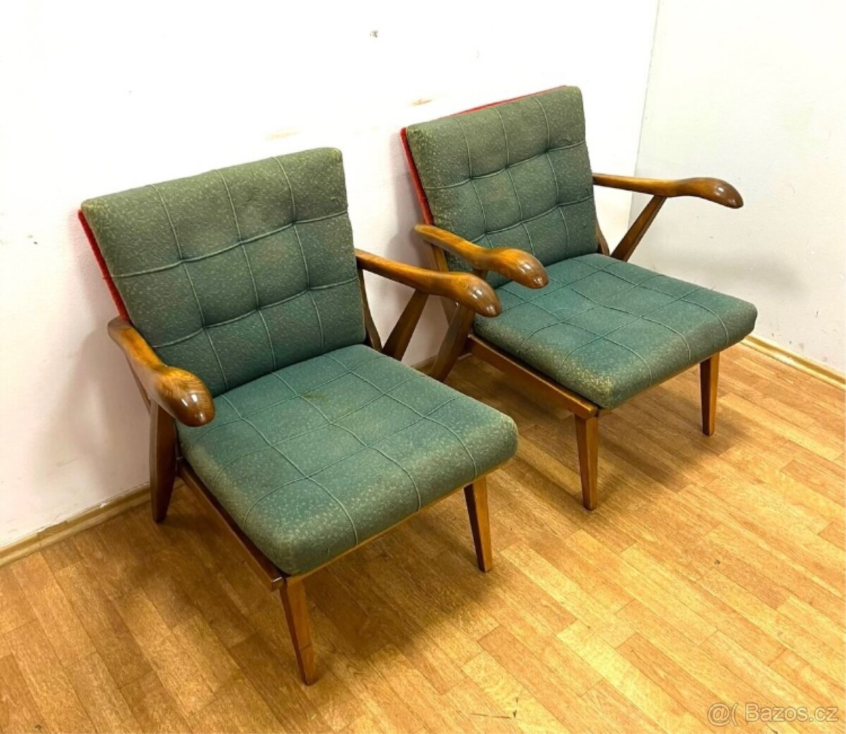 Retro křesla Nábytkárny Stod 60. léta