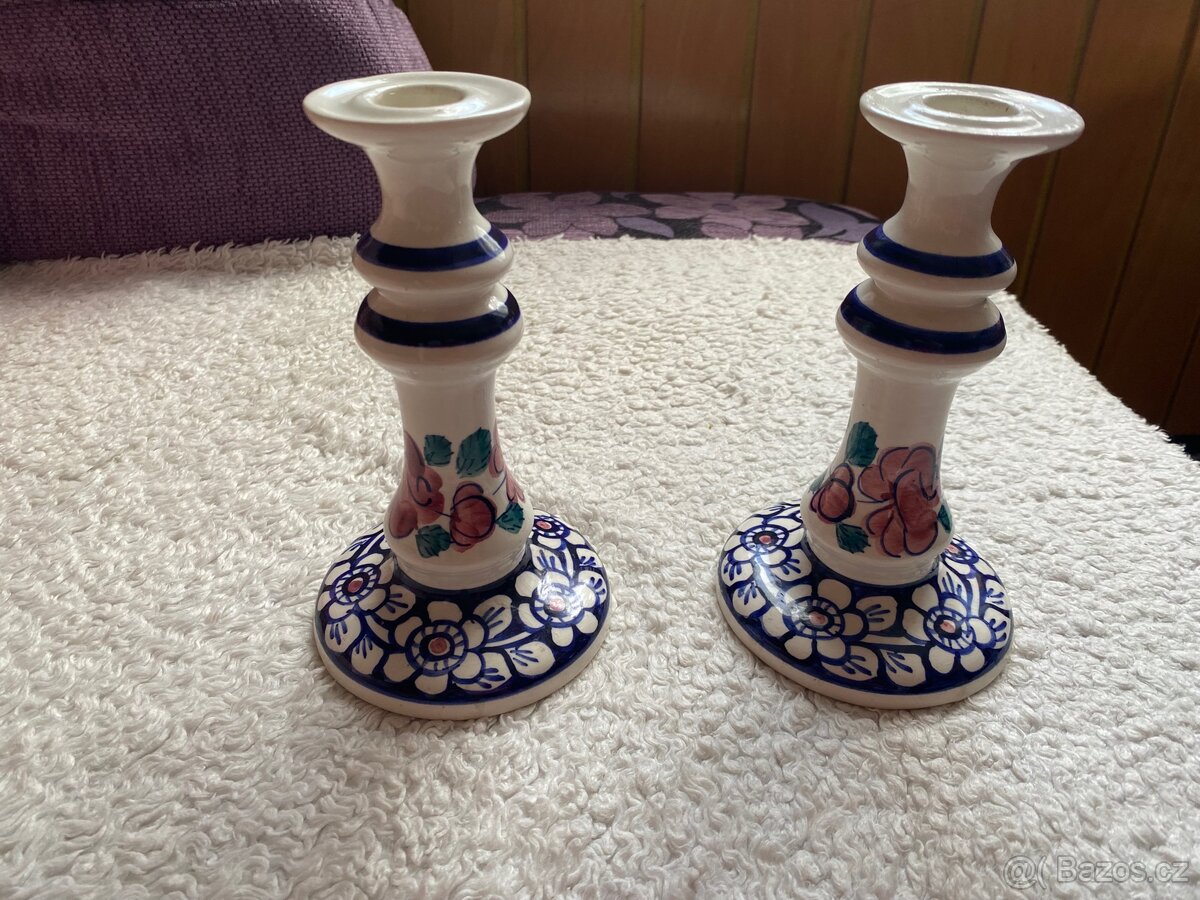 Porcelánové svícny