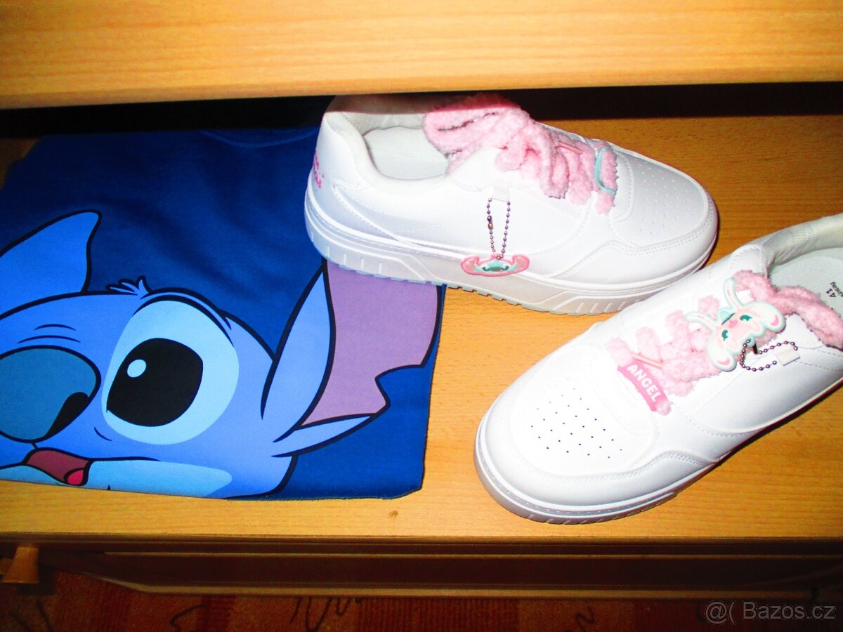 40,5 nenošené tenisky Stitch+mikinu přidám