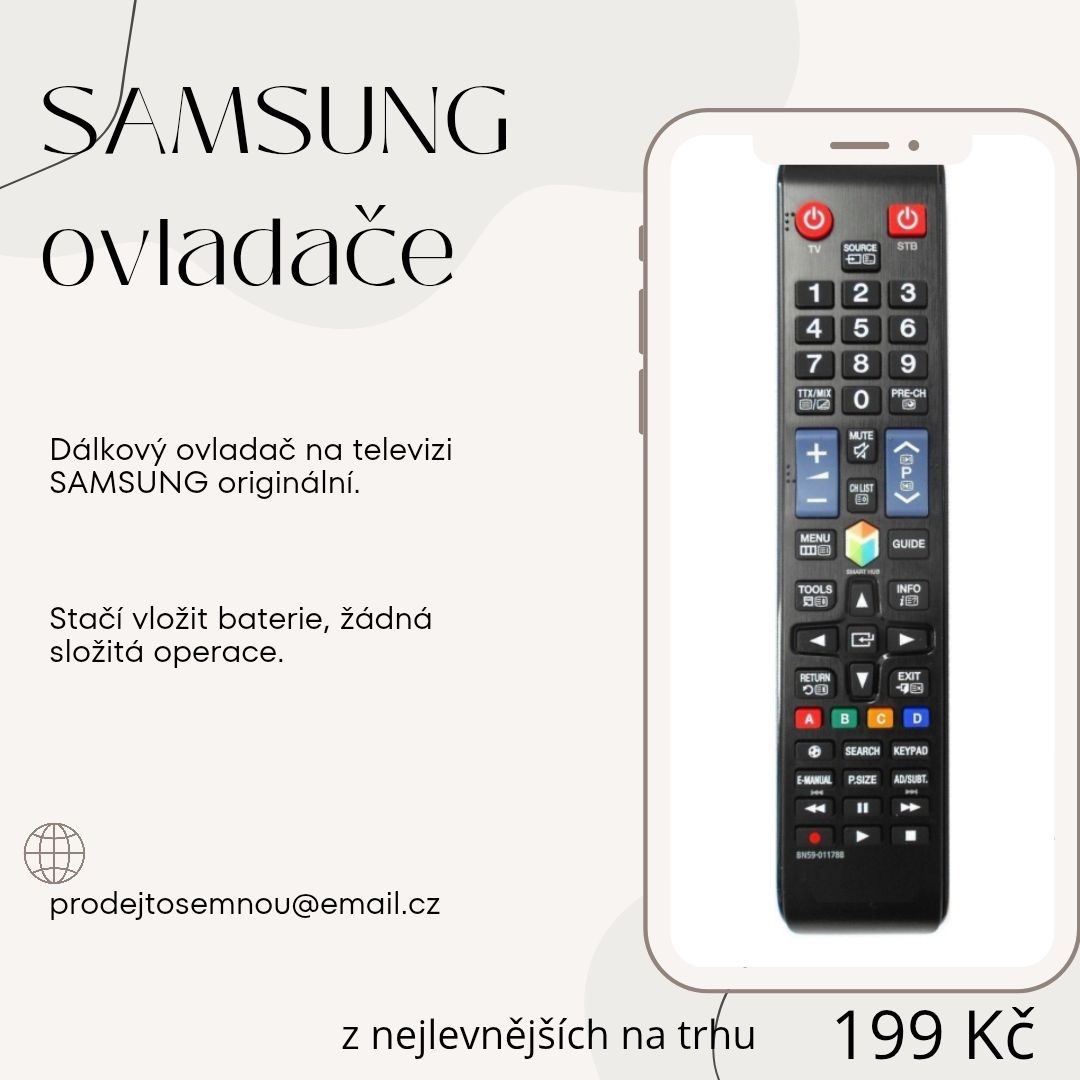 SAMSUNG ovladač original TV Dálkový