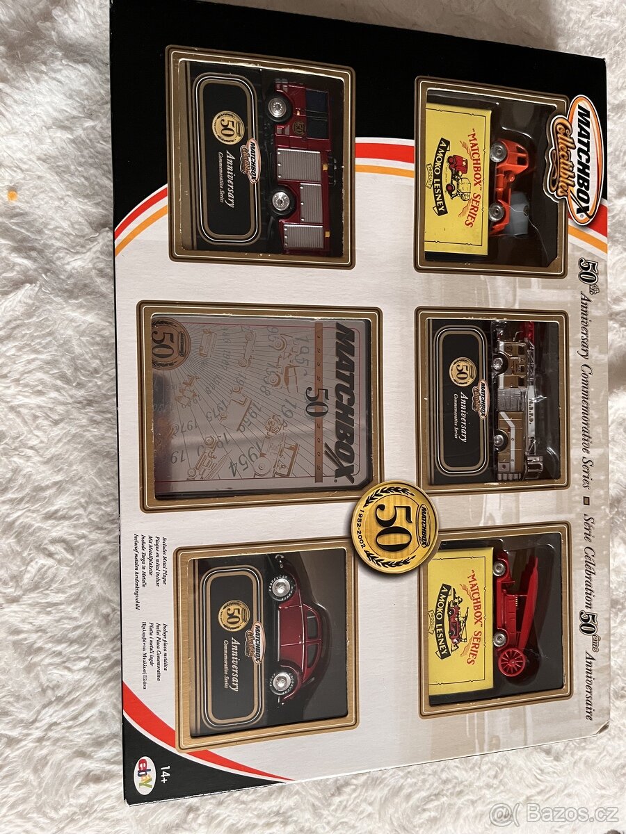 Matchbox limitovaná sada k 50 výročí 5 pack