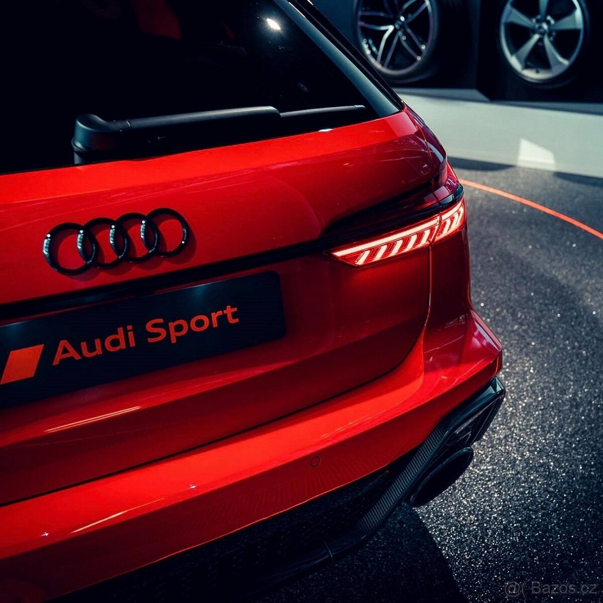 Audi znak na kufr černý