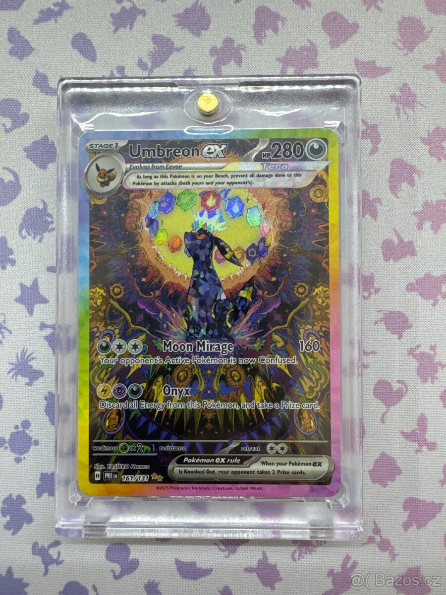 Umbreon EX 161/131,evee EX167/131,ceruledge EX147/131