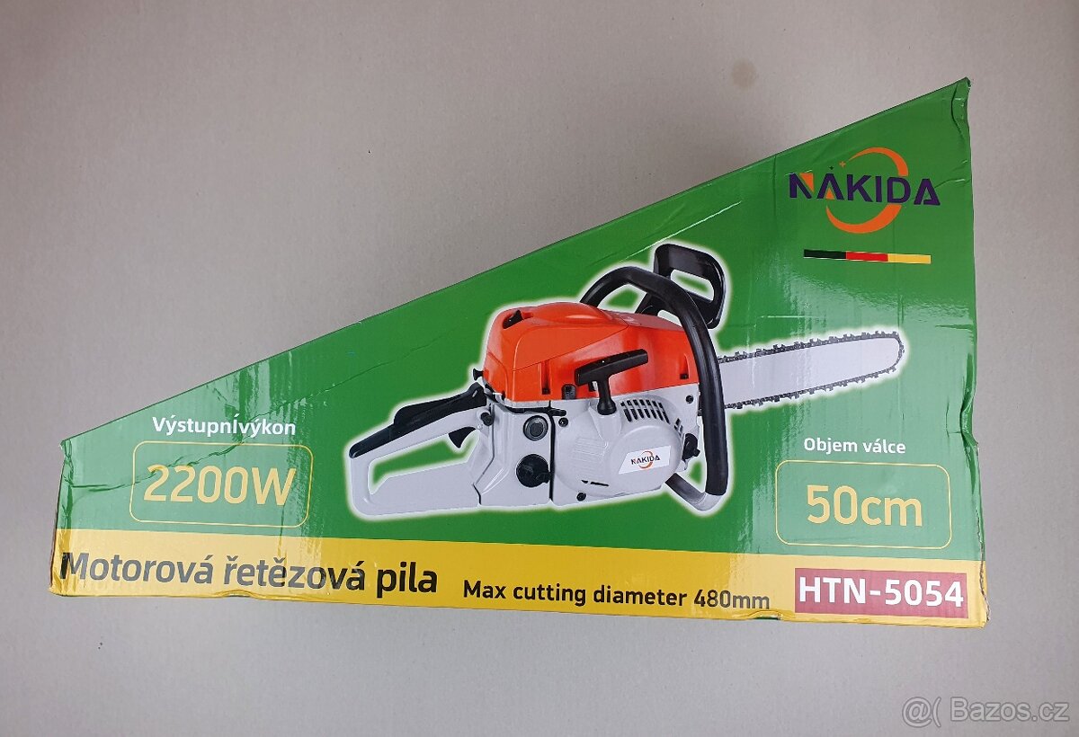 Benzinová řetězová pila NAKIDA