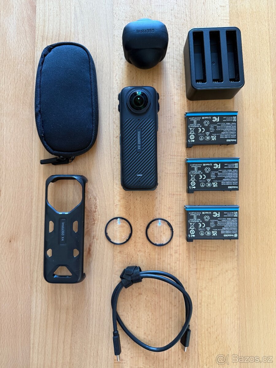 Akční kamera Insta360 X4 s příslušenstvím v záruce