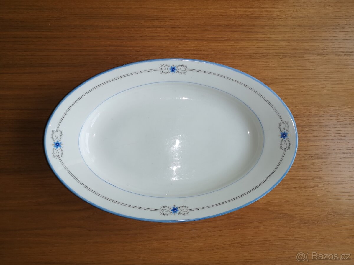 Porcelánový podnos, talíř