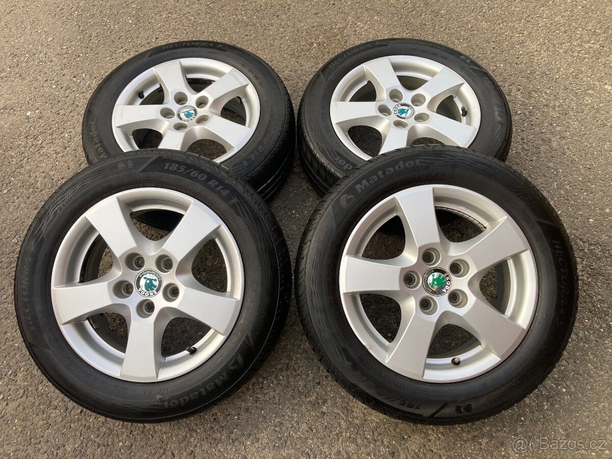 Alu 5x100, Škoda Fabia r14 185/60 r14