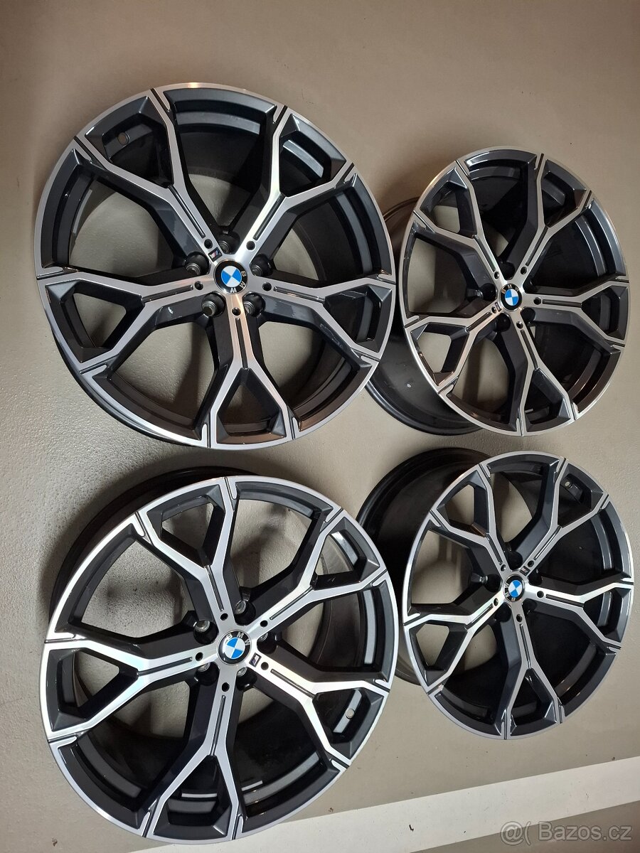 Originál sada 21" BMW G05, X5, X6 style 741M - TOP
