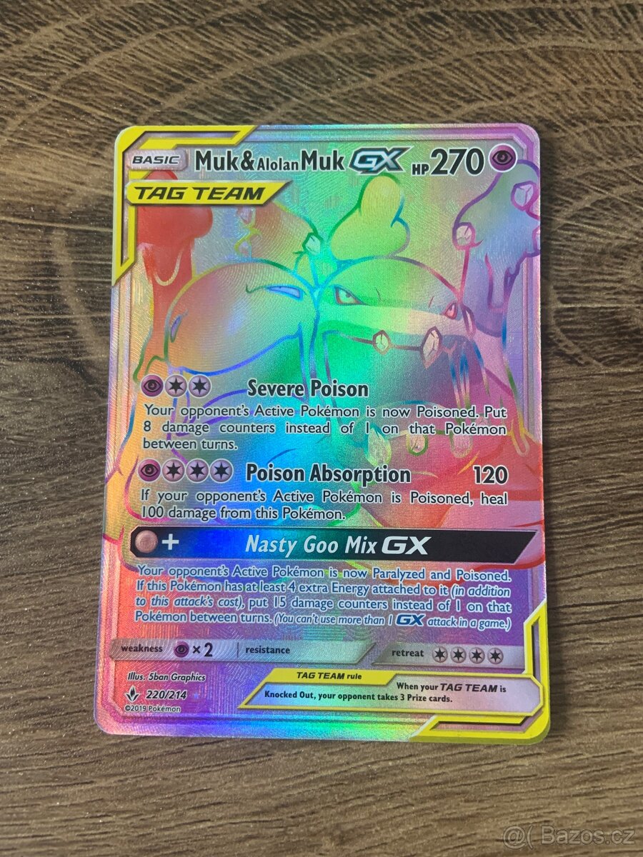 Pokemon karta: Muk&Alolan GX