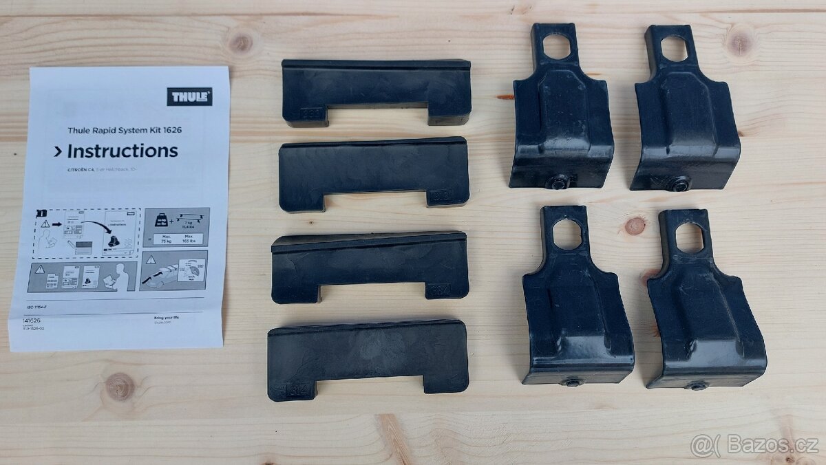 Kit Thule 1626 - CITROËN C4, 5-dr Hatchback, 10-18