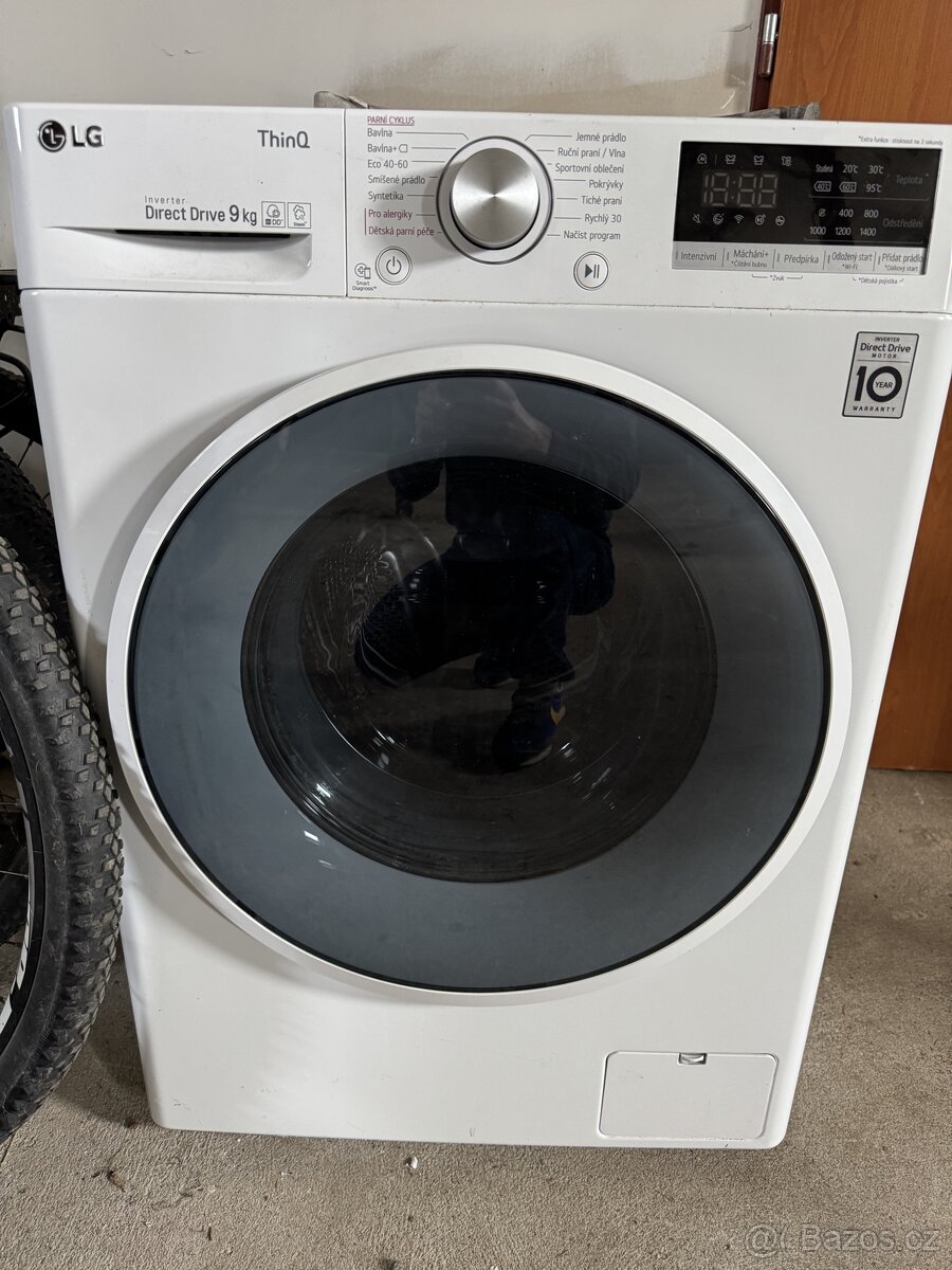 Automatická pračka Smart LG 9kg - na nahradni dily