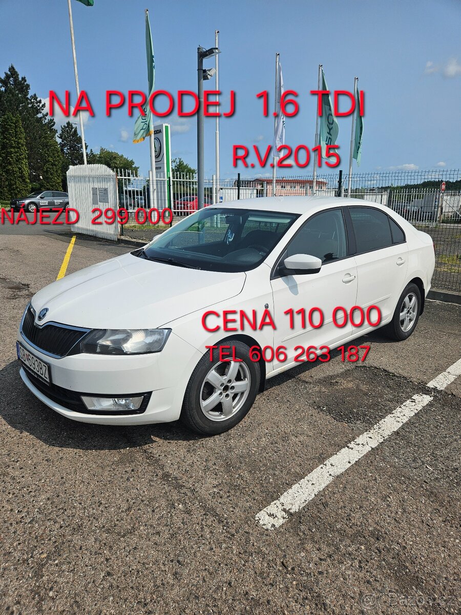 Prodám Škoda rapid 1.6.TDI