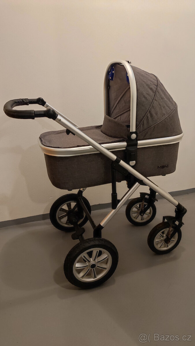 PRODÁM kočárek Moon Nuova City Stone Melange