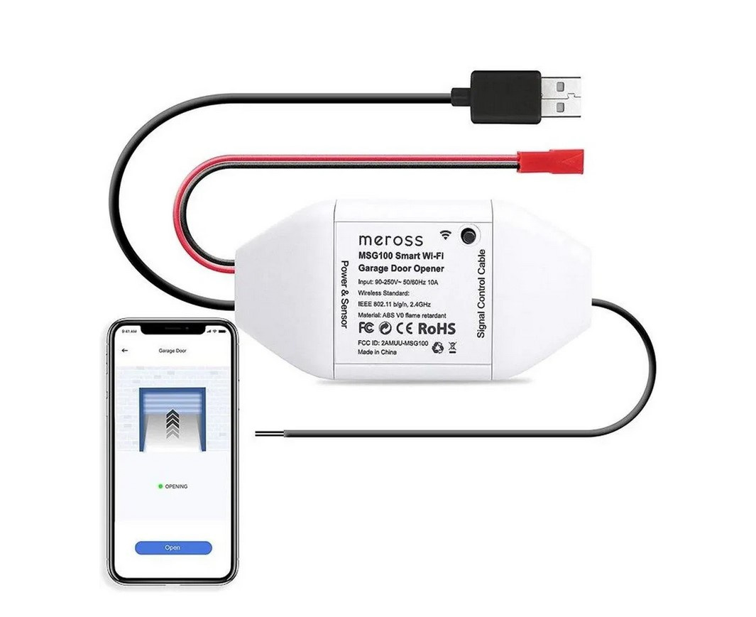 Wifi otvírač garážových vrat Meross