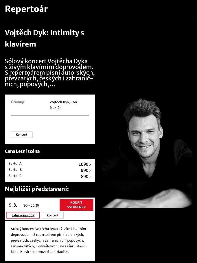 Vojta Dyk Brno amfiteátr MonteBů 9.8.2025