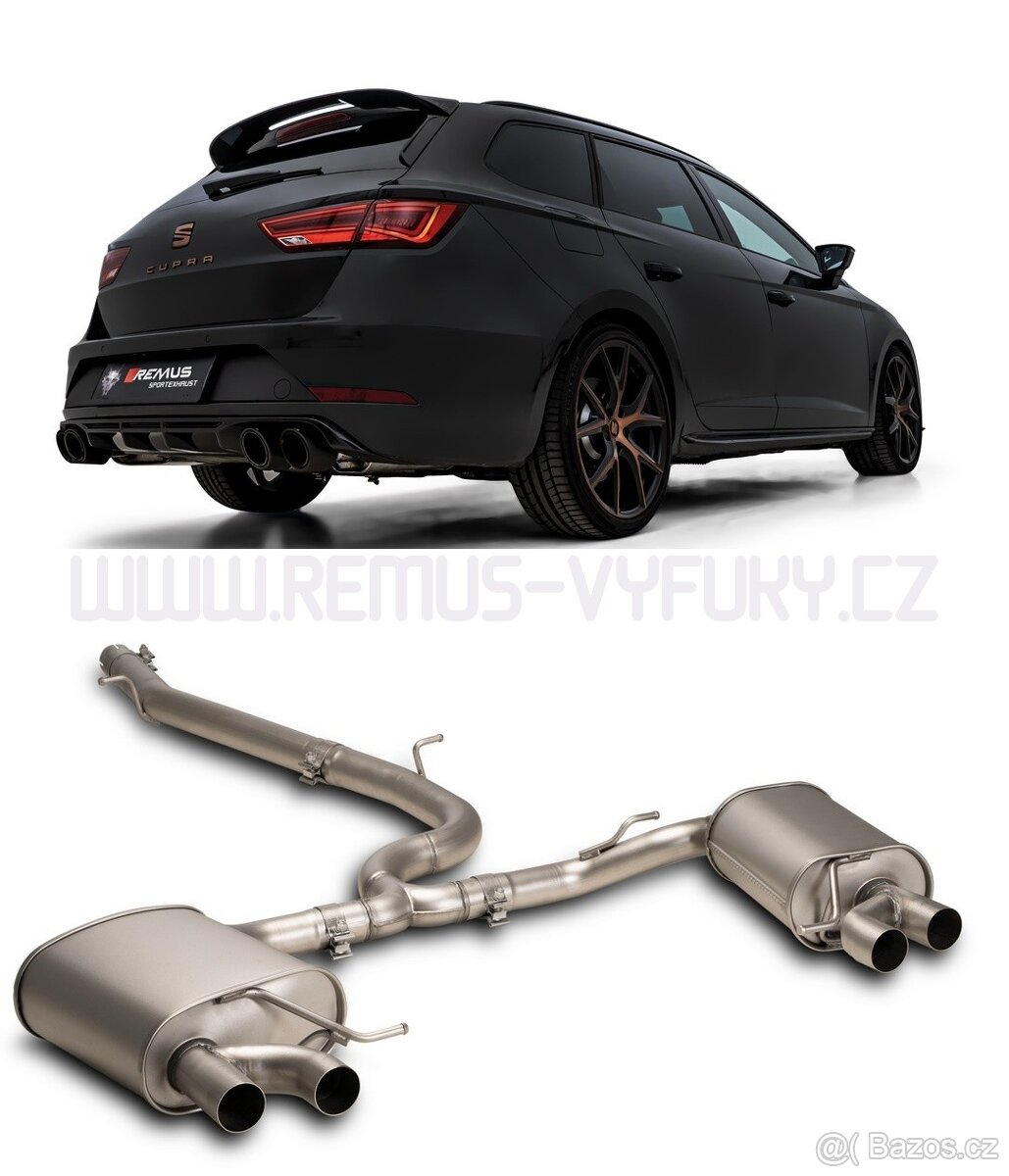 REMUS OPF-back vyfuk - Seat Leon Cupra R 5F 4x4