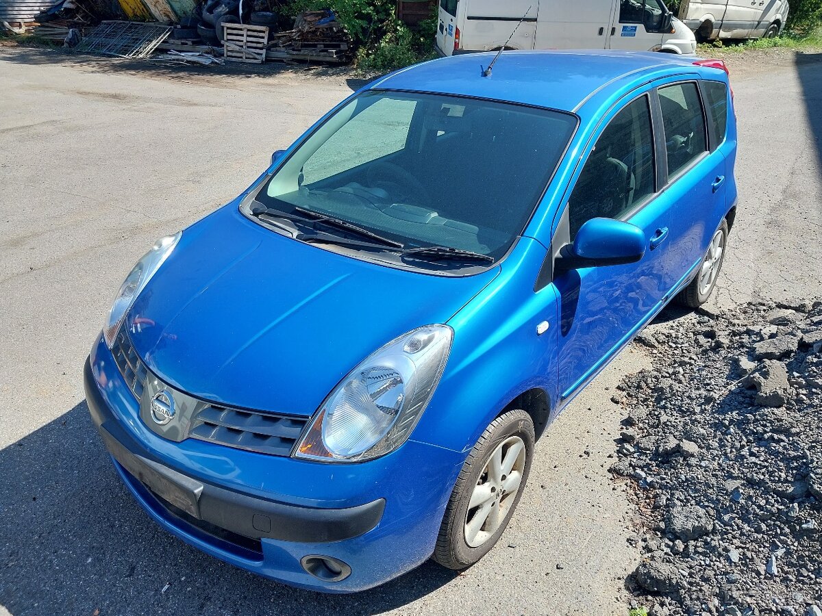 Nissan Note, 1.4l, 65kW, motor CR14, britská varianta
