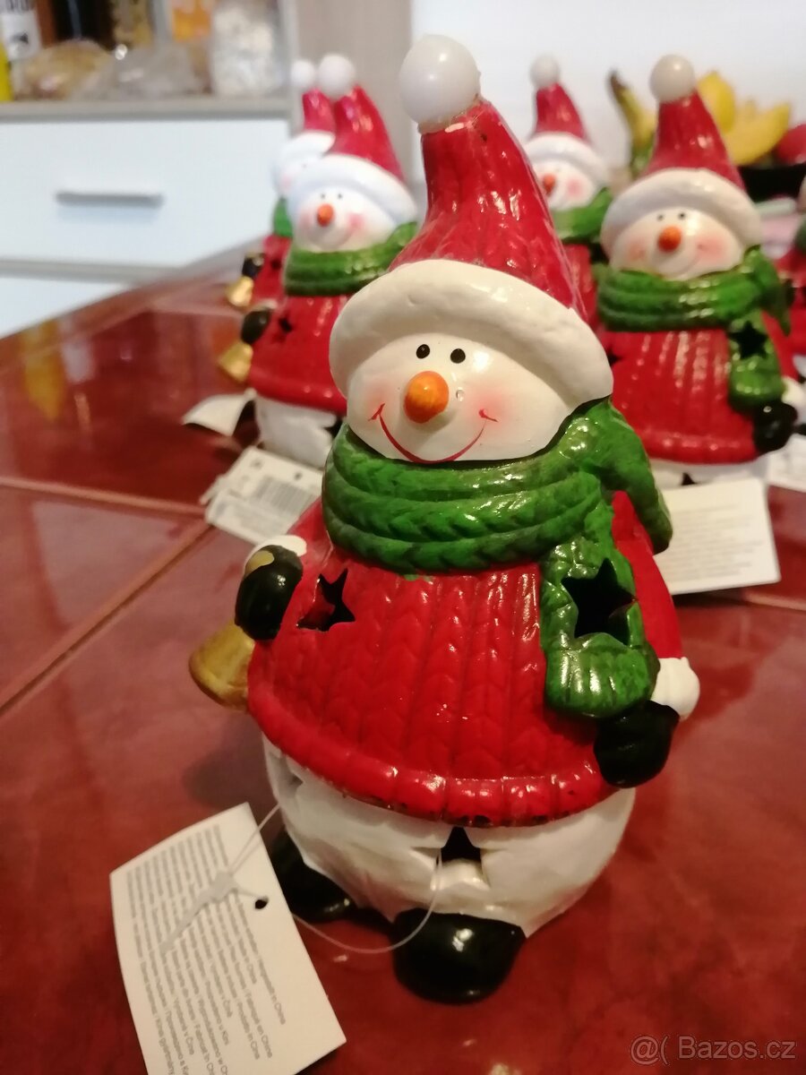 Vánoční dekorace - sněhulák