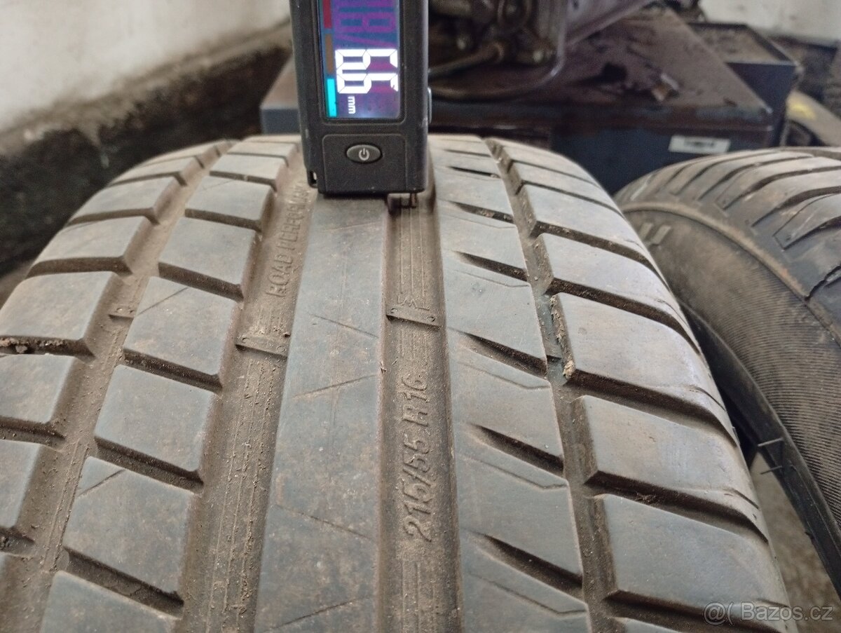 2ks 215/55 R16 Sebring letní 6.5mm DOT 0524