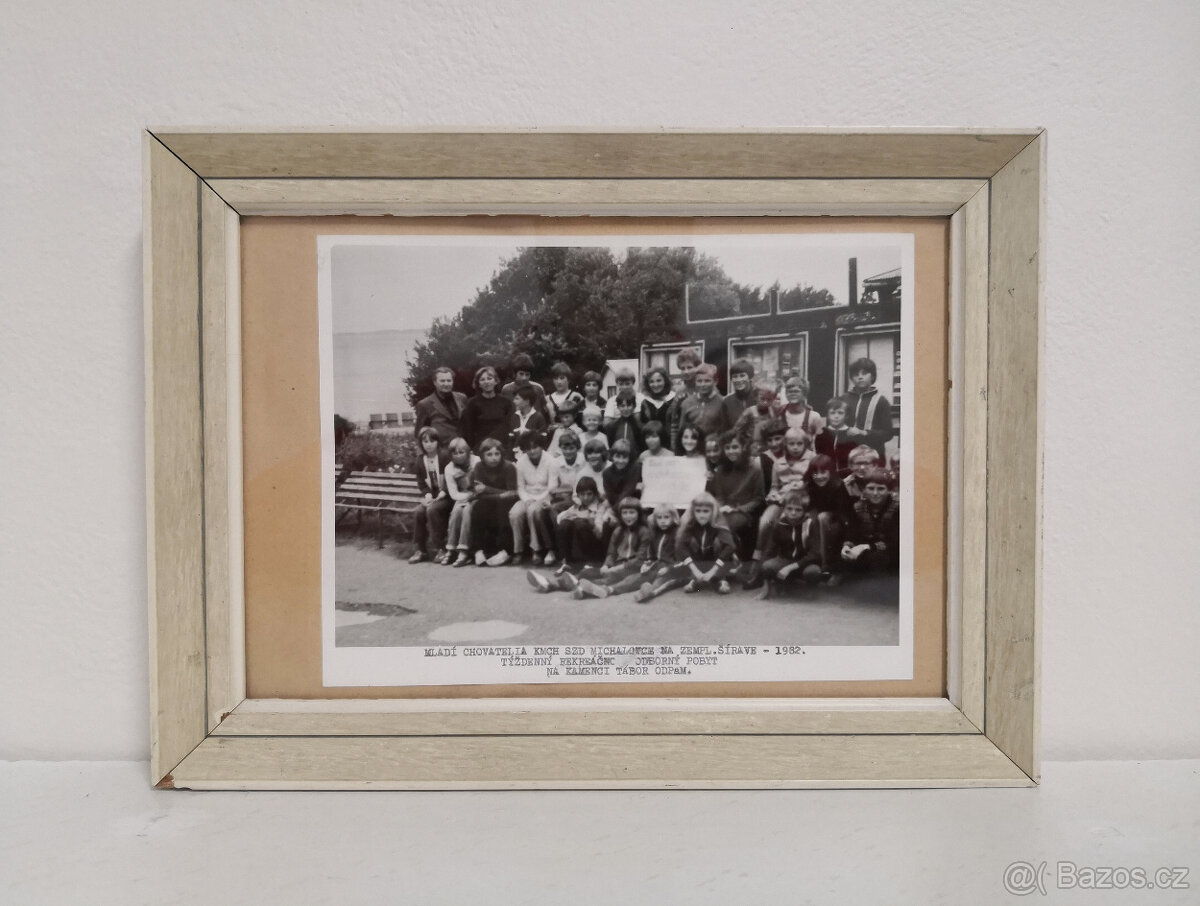 Obraz stará fotografia Chovatelia KMCH SZD Zempl. Šírava198