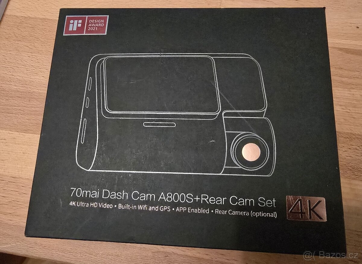 70MAI A800S-1 set – Přední + zadní kamera