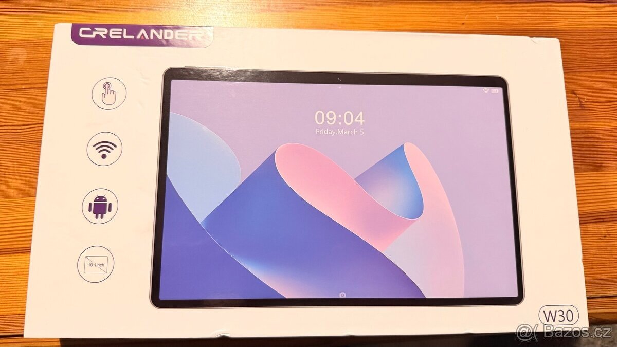 🟢 NOVÝ TABLET CRELANDER W30 – KOMPLETNÍ BALENÍ 🟢
