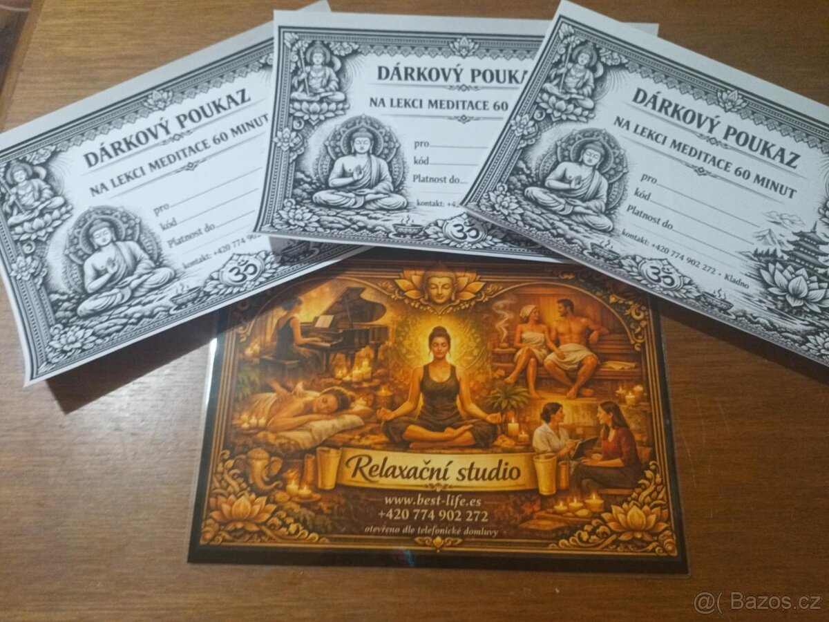 DÁRKOVÝ POUKAZ - INDIVIDUÁLNÍ LEKCE MEDITACE