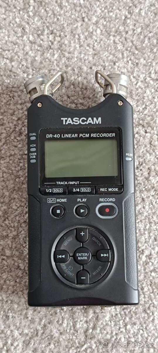 TASCAM DR-40 – 4stopý rekordér, XLR