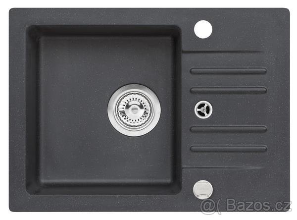 KUCHYŇSKÝ GRANITOVÝ DŘEZ ALVEUS + SIFON