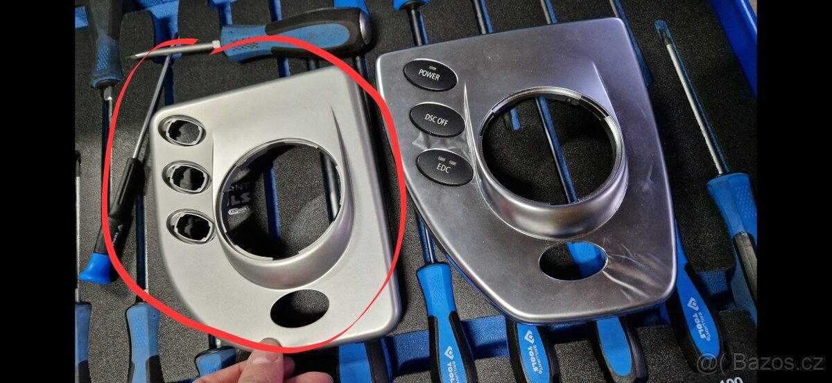 Rámeček řadičky BMW M5 e60/61