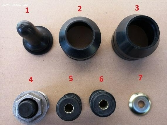 MARZOCCHI gumové díly + JAWA Enduro