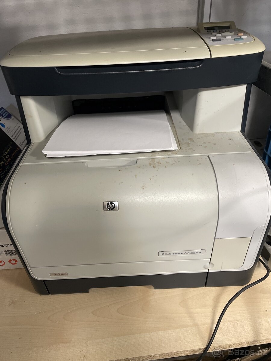 tiskárna HP CM 1312 MFP + 4 tonery mix barev