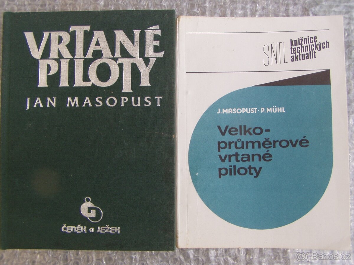 27) 2x Vrtané / velkoprůměrové piloty, zakládání staveb