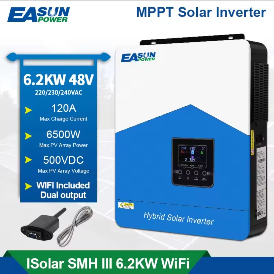 Nový střídač 6200w mppt