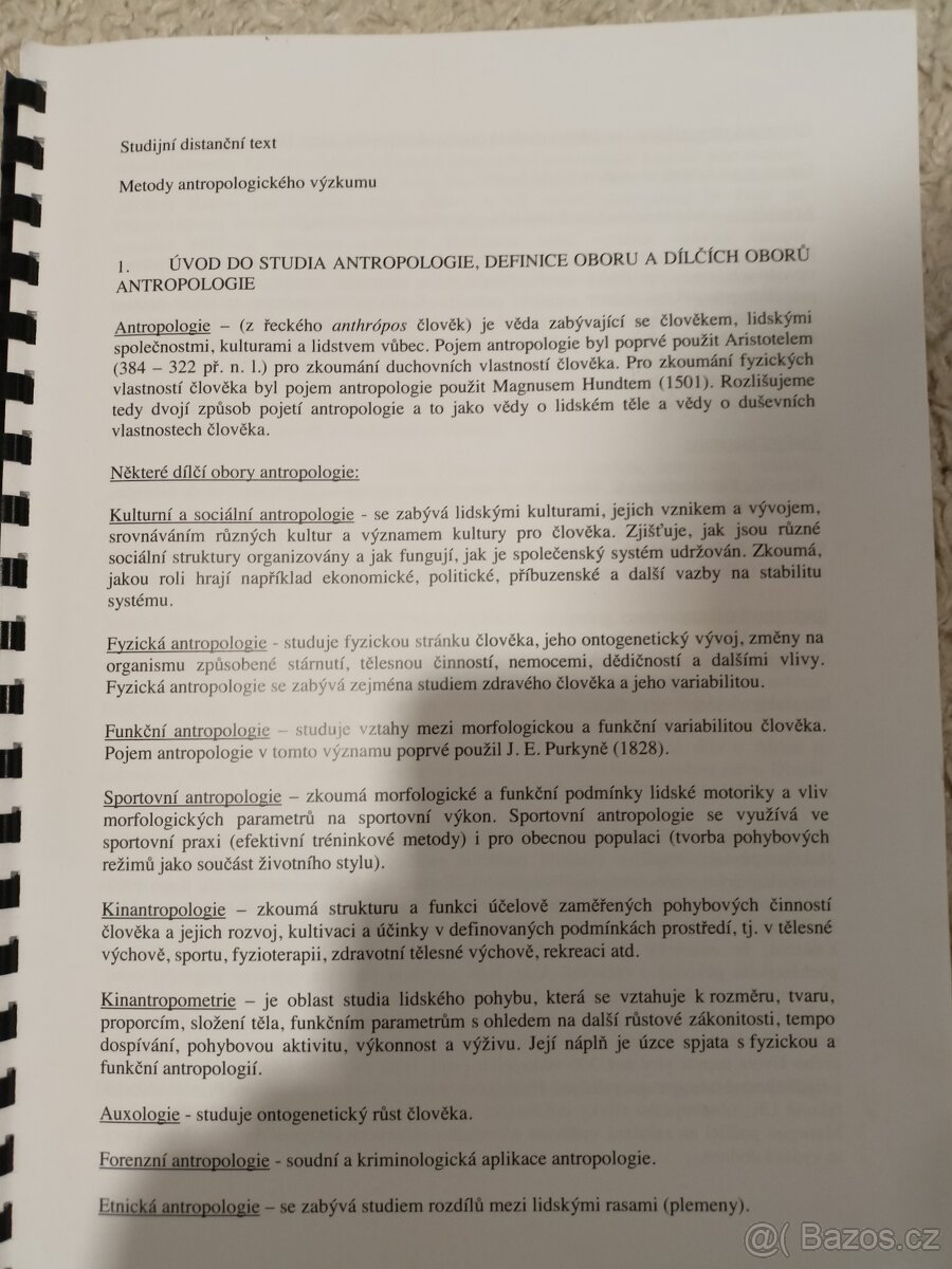 Uvod do studia antropologie