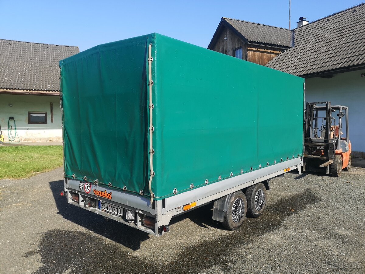 Přívěs Vezeko R2B2X - plachta
