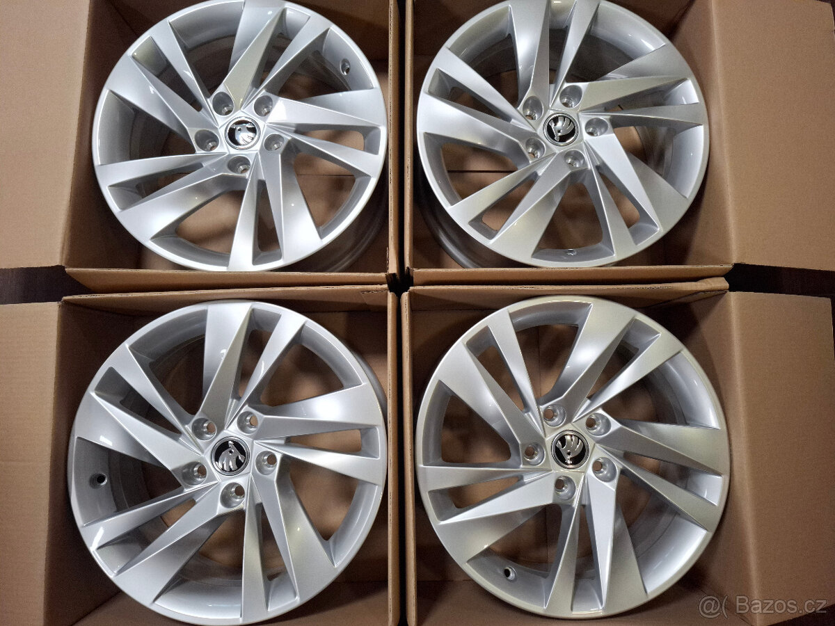 Nové orig disky Škoda Octavia IV 6,5x17 ET46 5x112mm