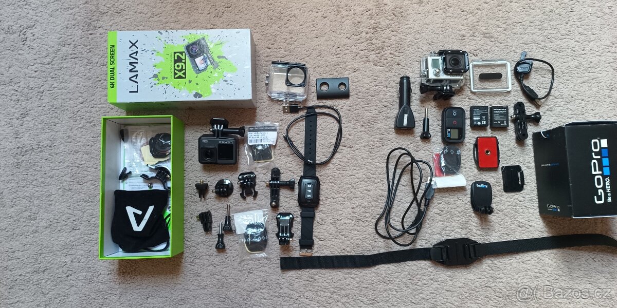 Akční kamery GoPro Hero 3 + Lamax X9.2